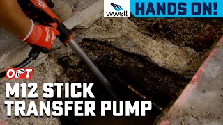 Hands on the M12 Stick Transfer Pump 2579-20 at WWETT '22!