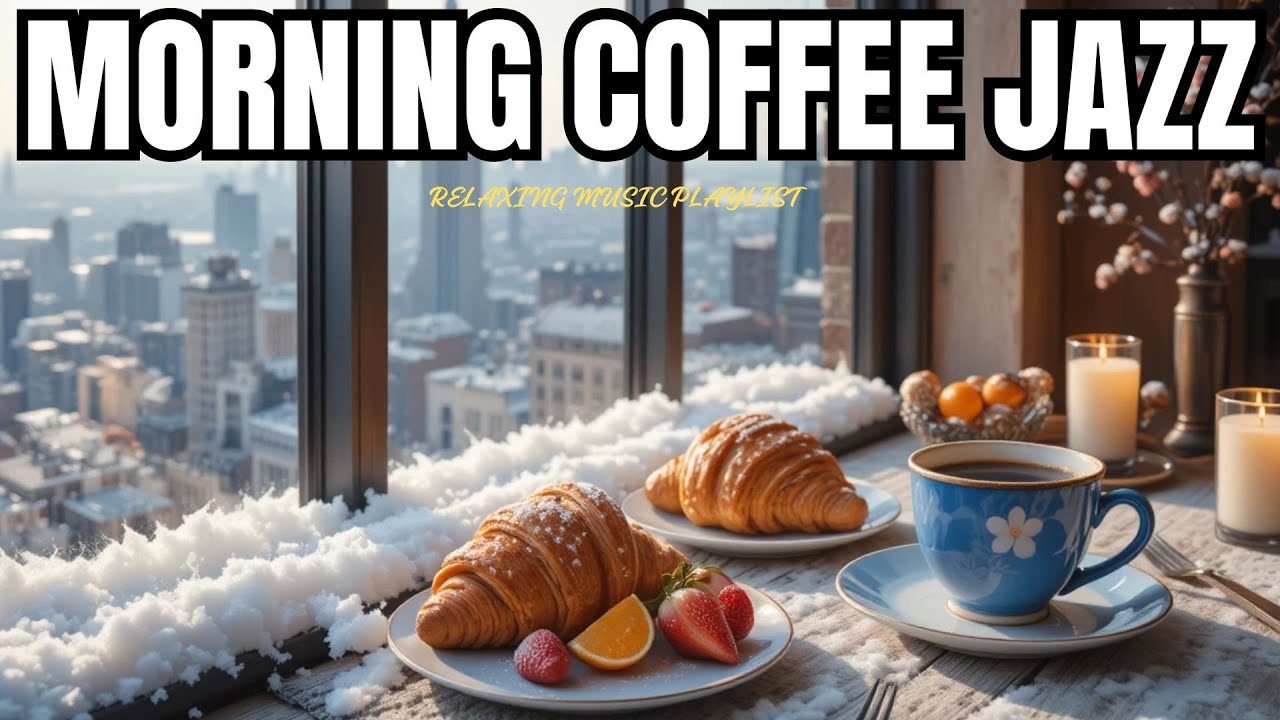 Morning Coffee Live ❄️ Soft Jazz & Winter Vibes🎵