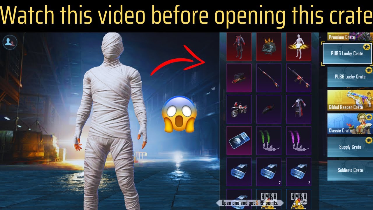 PUBG Mummy Set crate opening | Mummy Set Is Back | PUBG MOBILE