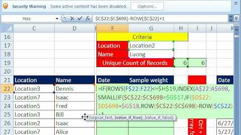Highline Excel Class 45: INDEX function & MATCH function 12 Unusual Examples