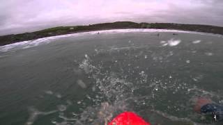 Cornwall Surf Jan 2015 - GoPro 4 - South Coast - Surfing Wave Ocean BodyBoarding Reef