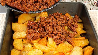 Simply pour the minced meat over the potatoes! Top 3 Easy Delicious Dinners!