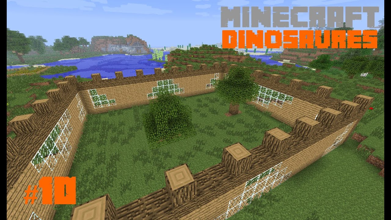 Minecraft Dinosaures (Dino Park) 10 Fin de l'enclos Let's Play