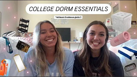 COLLEGE DORM ESSENTIALS- ULTIMATE FRESHMAN GUIDE