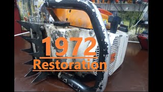 Restoration Chainsaw STIHL 1972