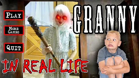 Escaping GRANNY In Real Life! 5 Days At Aspen Granny's Basement House!
