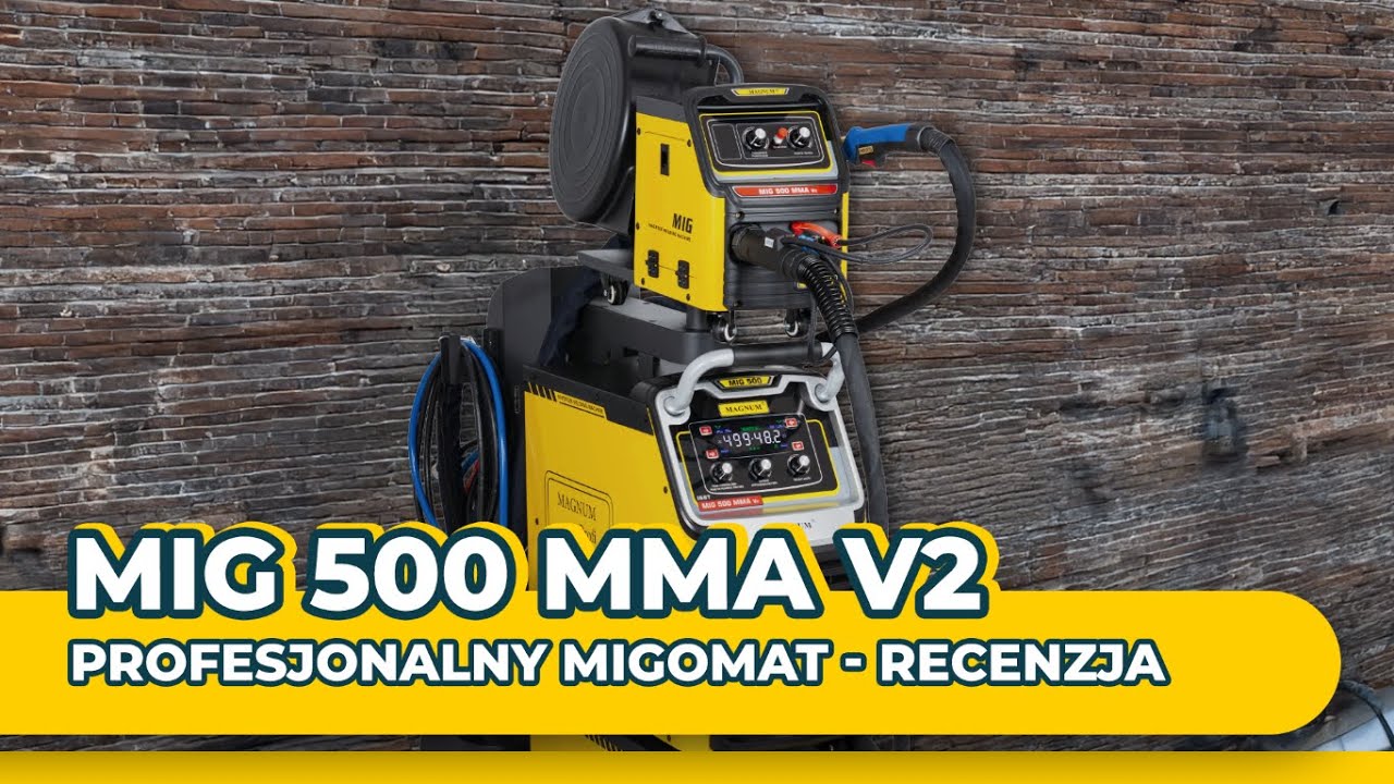 Spawarka Magnum MIG 500 MMA v2 - zestaw wodny