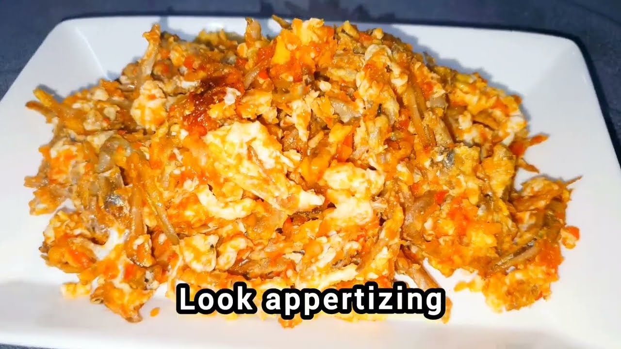 Fried Anchovies with Eggs || Super easy and simple ingredients