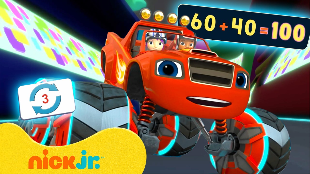 بليز والشاحنات العملاقة | 3 ساعات مع بليز في مهمات وإنقاذ باستخدام STEM! 📏 | Nick Jr. Arabia