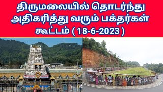 Tirumala latest updates (18-6-2023)|Tirupati today updates|Tirumala today news #tirupati #திருப்பதி