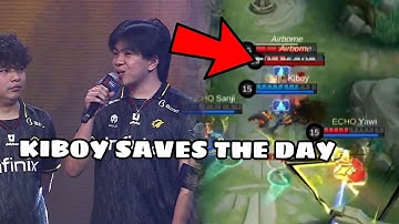 THIS PLAY BY KIBOY SAVES ONIC 🇮🇩, HIGHLIGHTS MSC 2023 || MSC 2023 || MLBB