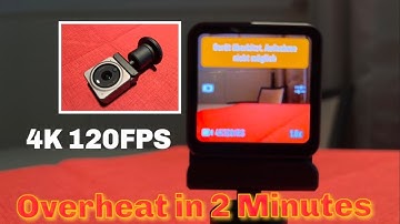 DJI Action 2 Overheat Test at 4K 120 FPS/ 2 minutes overheat Alert 🚨🥵🥵🥵