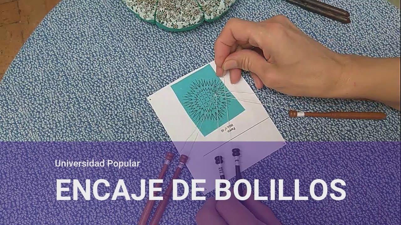 #5 Natividad - Encaje de Bolillos - Inicio Flor de Brujas - Universidad Popular