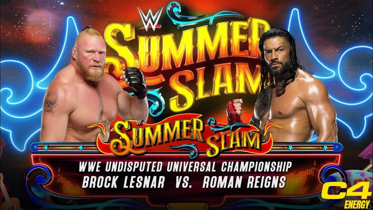 Roman Reigns vs. Brock Lesnar WWE Undisputed Universal Championship