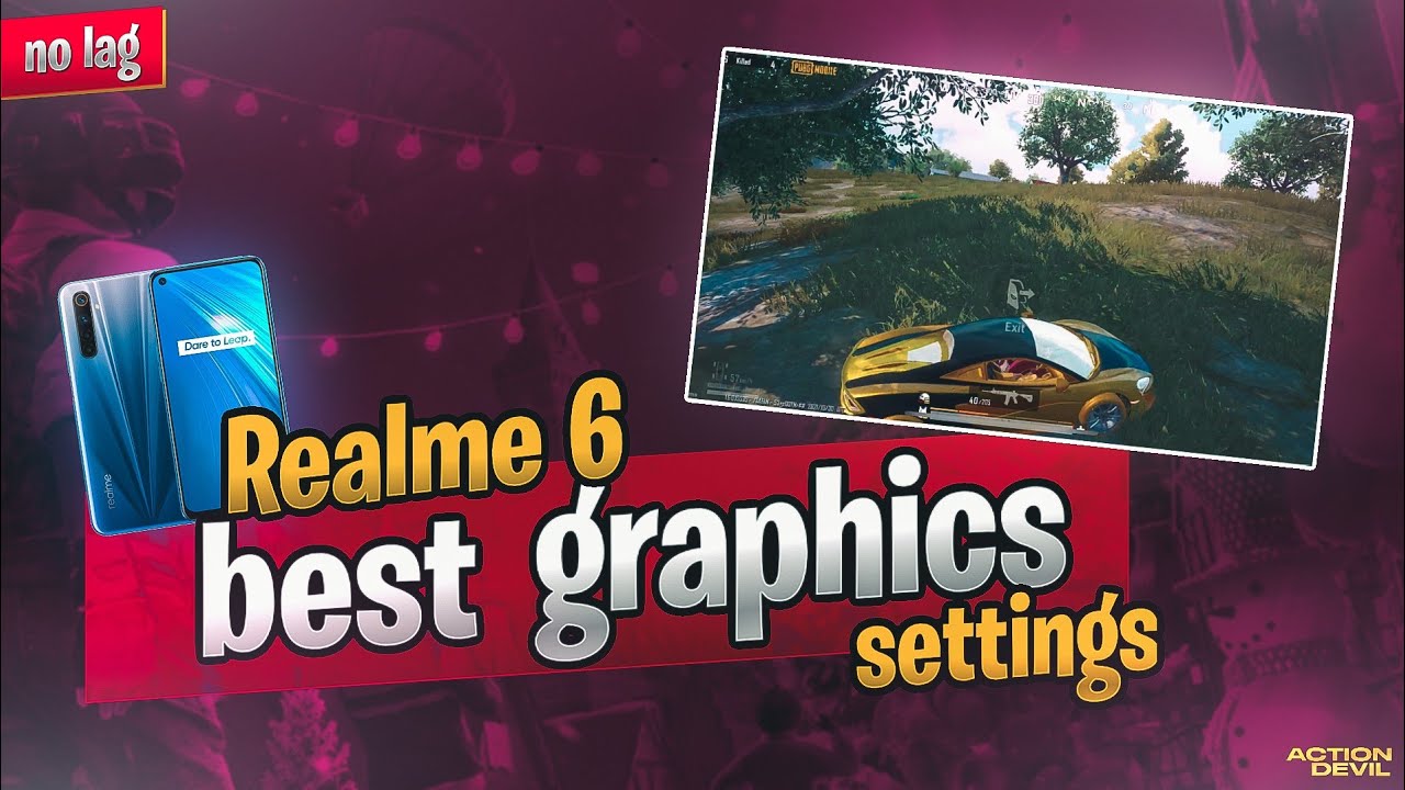 Realme 6 best graphics settings for BGMI *NO LAG*