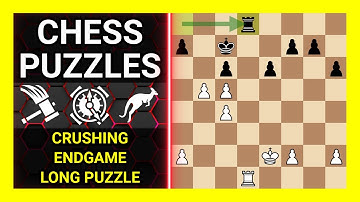 Chess Puzzles to Practice. Themes: Crushing, Endgame, Long puzzle. Learn Chess