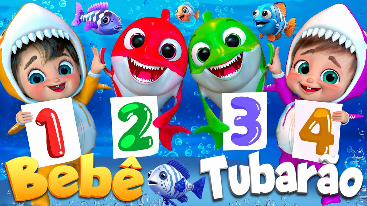 Bebê Tubarão Canção de Dormir  @SuperLucaPortugues #rimasinfantis #musicasinfantis