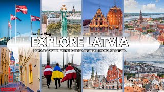 Explore Latvia I Europe Vlog I 4K with Relax & Calm Music I Travel with FSV