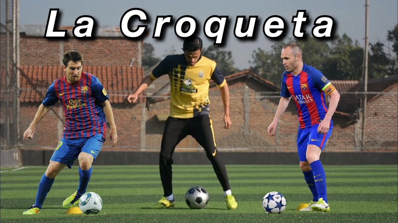 La Croqueta Skill AMPUH lewati lawan ala INIESTA dan MESSI YouTube