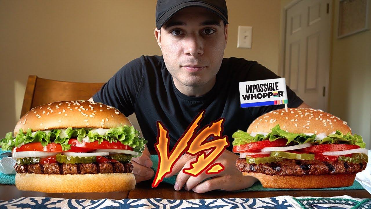 Whopper vs Impossible Whopper (Vlog#3) - YouTube