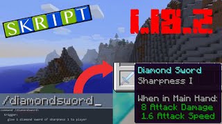 How To Make Custom Commands In Minecraft With 1 Plugin!