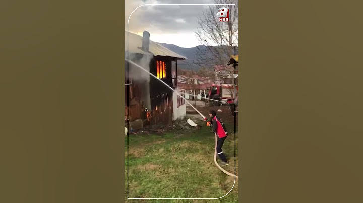 Bolu'da 2 Katlı Ahşap Evde Çıkan Yangın Söndürüldü | A Haber