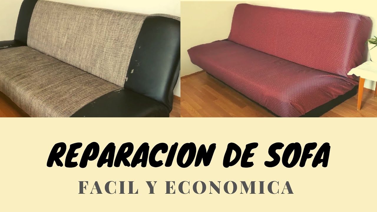 Como Reparar un Sofa o Sillón de manera fácil y económica YouTube