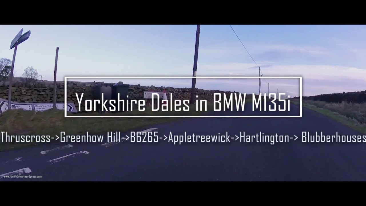 Yorkshire Dales B6265 Fast drive in BMW M135i LCI
