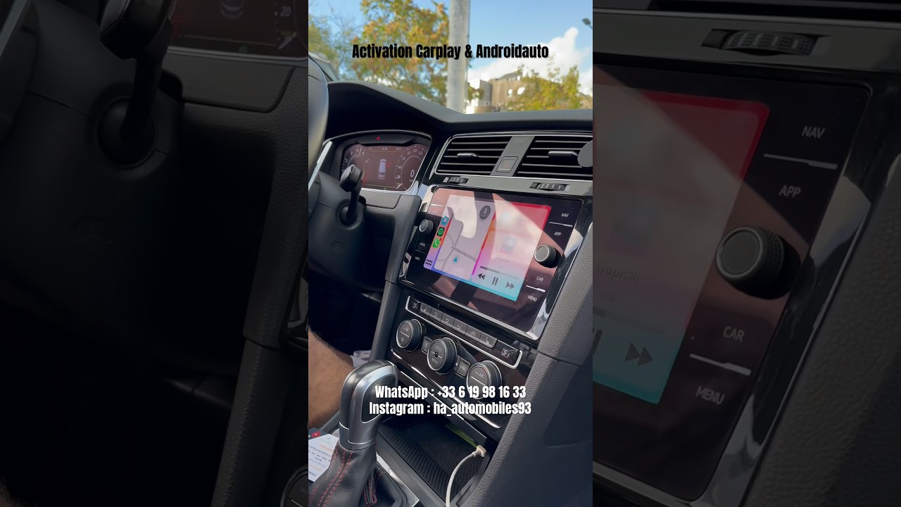 Carplay und AndroidAuto-Aktivierung Volkswagen Golf 7