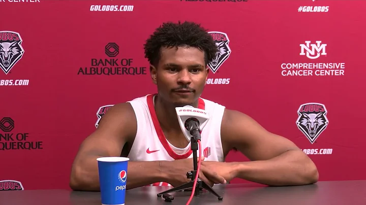 Jamal Mashburn Jr. Postgame - UNM vs. Southern Uta...