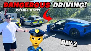 AUTOBAHN POLICE ARRESTED US FOR SPEEDING &amp; DANGEROUS DRIVING (EUROTRIP DAY 2)