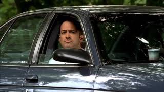 Sopranos - Patsy gives Agent Harris the finger