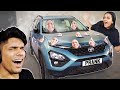 PRANKING MY BEST FRIEND WITH MY FACE on his CAR 😂 ft.@Mythpat