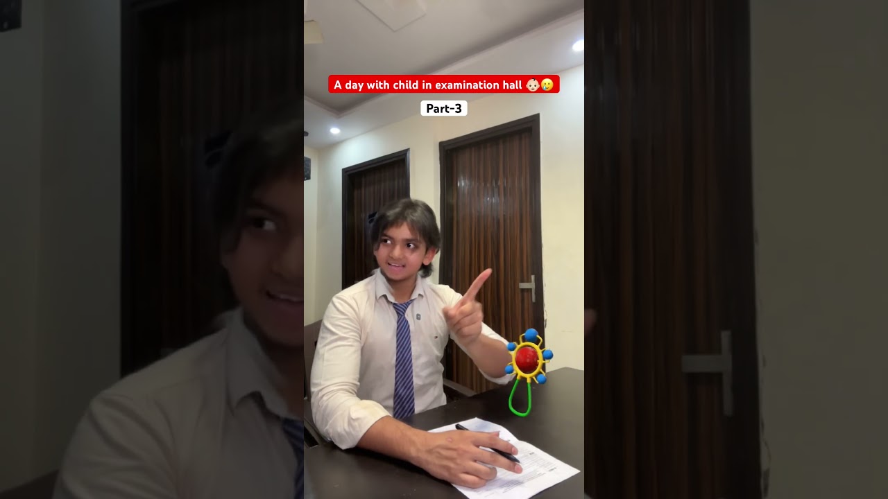 A day with child in examination hall 👶🏻🥲 | Part-3 | Hassu