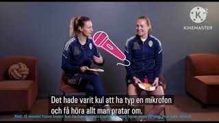 Who’s most likely between Magdalena Eriksson & Nathalie Björn with English sub