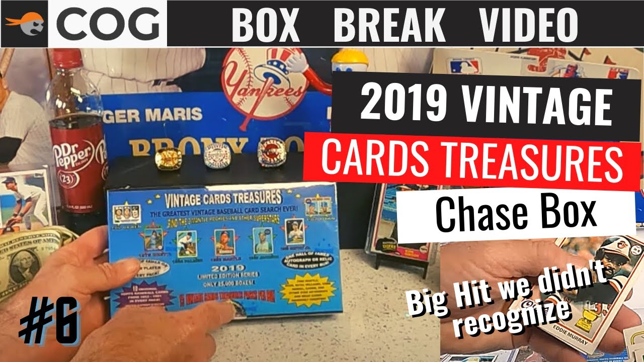 2019 Vintage Cards Treasures Baseball Cards Box Break - 15 packs of 10 ...