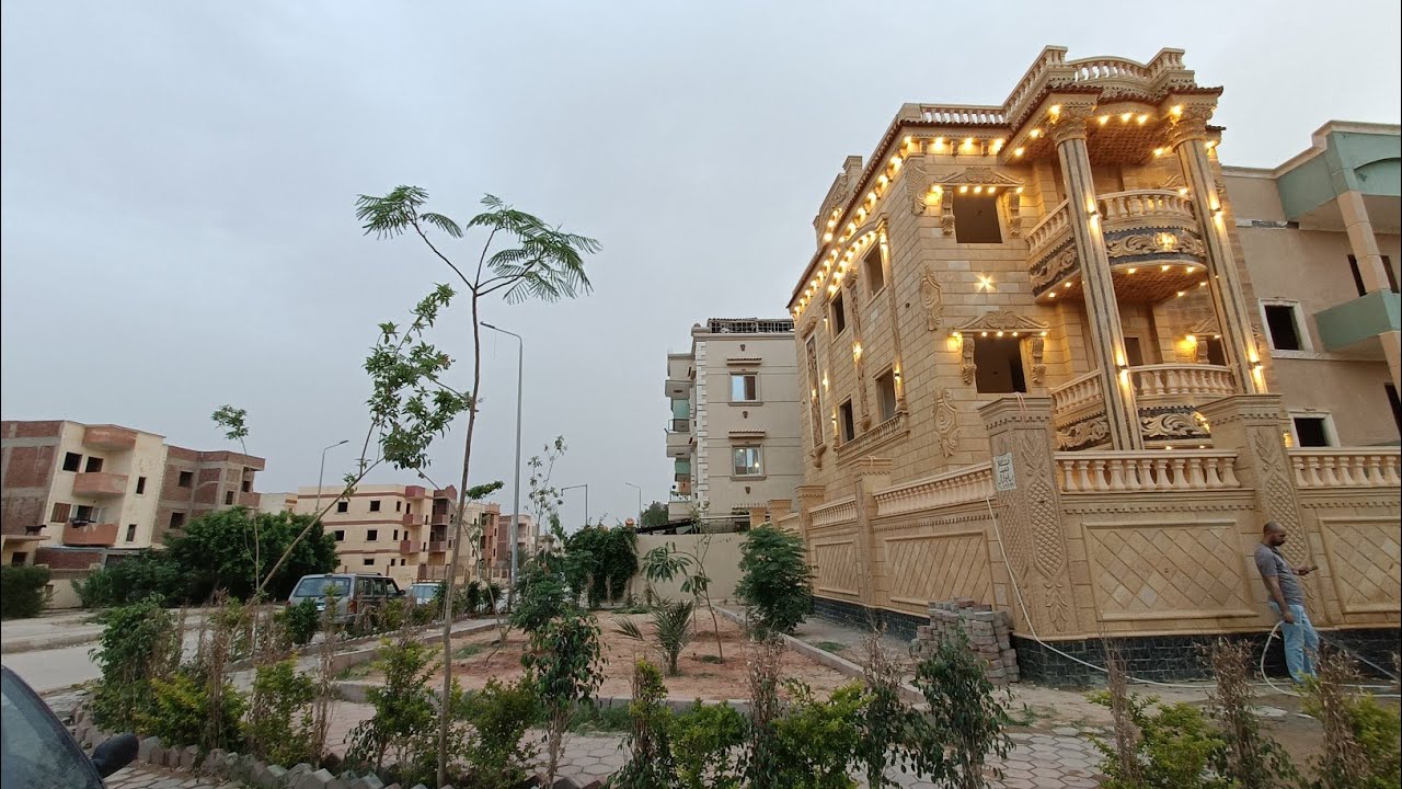 للبيع منزل 3 ادوار ناصية صريحة سوبر لوكس موقع وتسليح وتشطيب ممتاز