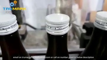 AUTOMATIC SERVO DRIVEN LIQUID FILLER & CAP SEALING  MACHINE 60bpm