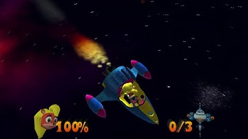 Crash Bandicoot:The Wrath of Cortex - Level 18 - Crashteroids (Crystal,Gem & Relic)