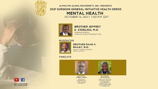 Surgeon General's Initiative Health Series: Mental Health Webinar