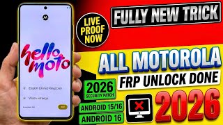 Motorola FRP Bypass 2026 | Android 14/15/16 | Google Account Lock | Latest Security | No PC