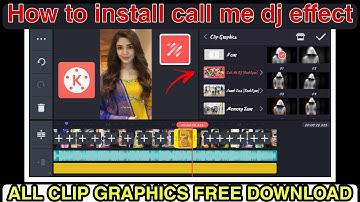 How to install Call Me Dj[Beat Sync]in kinemaster app|Call me dj & sweet lies effect in kinemaster