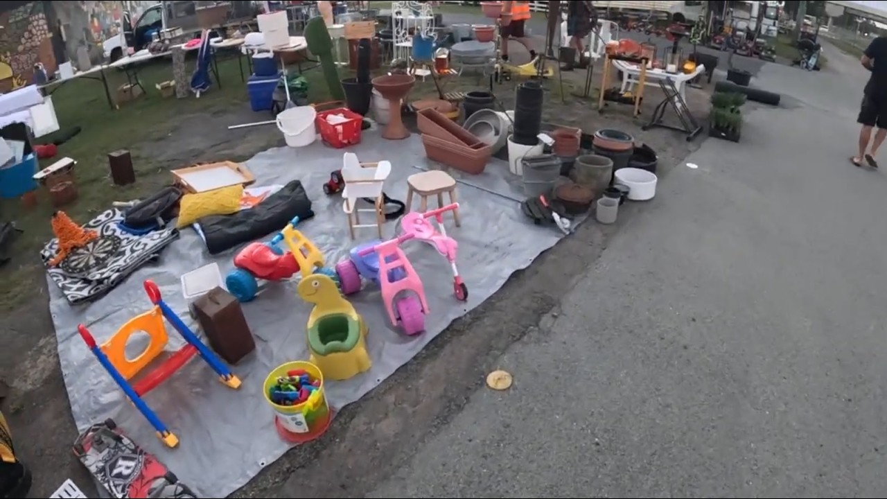 сельские рынки/блошиный рынок, Саншайн-Кост, Квинсленд, Австралия