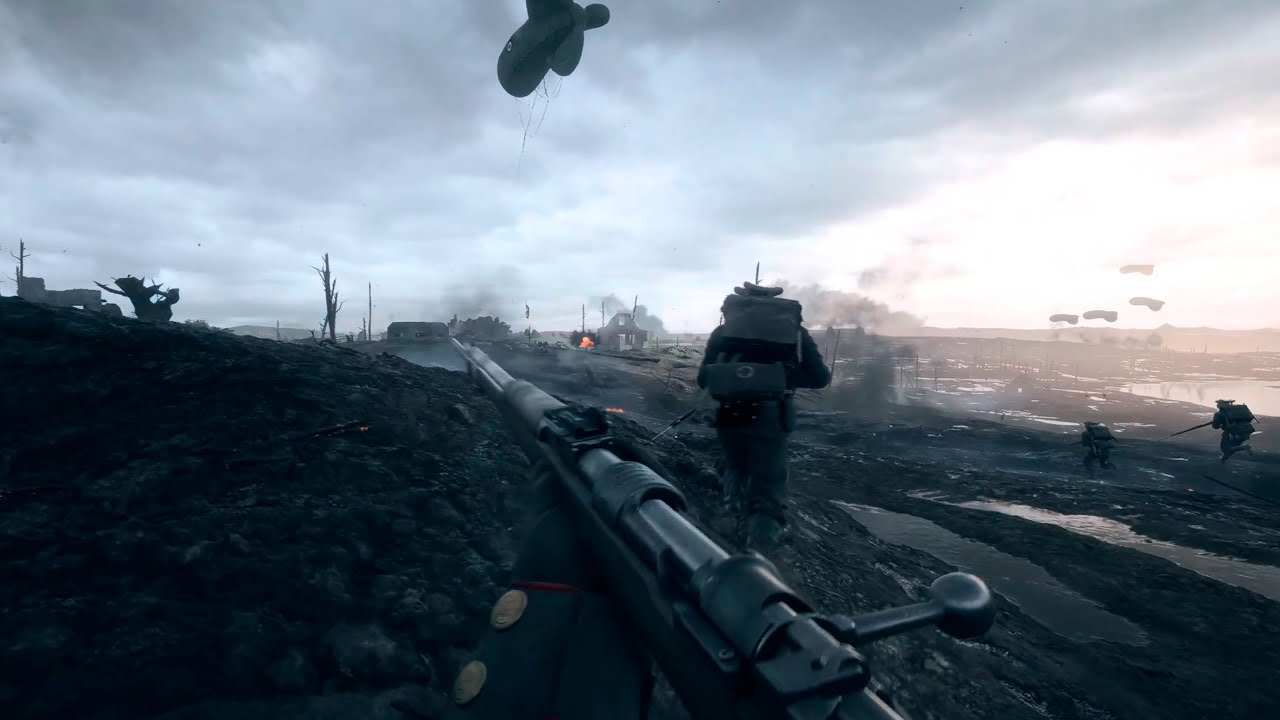 Battlefield 1 - Spring Offensive/Saint-Quentin: The German Army's Last Offensive (NO HUD)