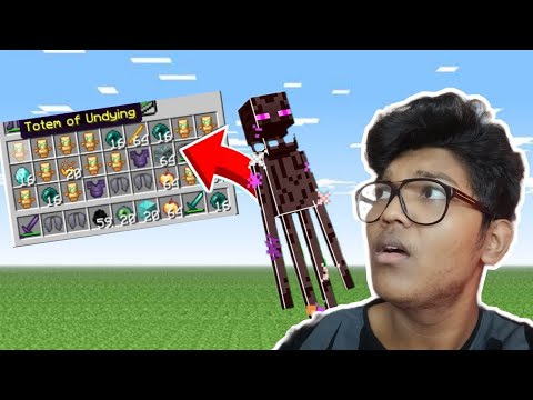 Minecraft…But Ender Man Drops Op Items