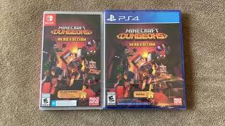 Minecraft Dungeons Hero Edition PS4 & Nintendo Switch Unboxing