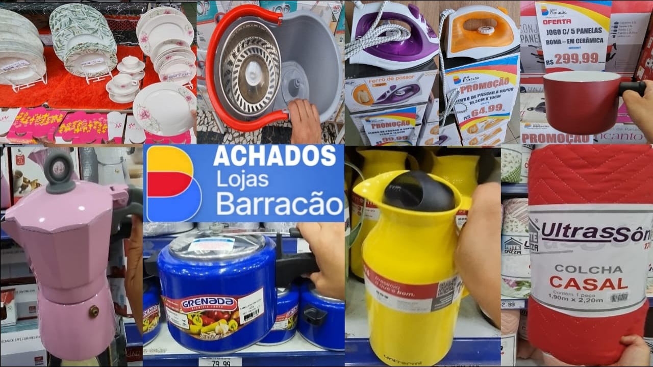 LOJAS BARRACÃO - ACHADINHOS PARA O LAR - PROMOÇÃO utilidades PANELAS novidades E TOUR LOJA BARRACÃO