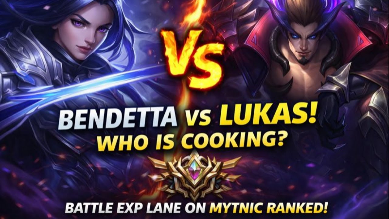 Benedetta vs Lukas! Whos Cooking? Exp lane battle Mobile Legends