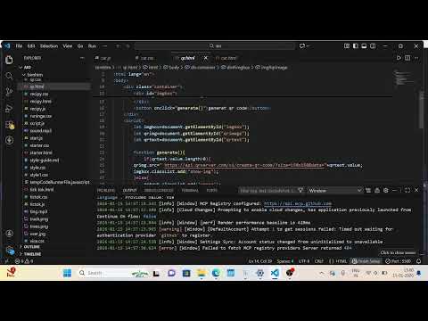 Generate qr code by html,css,java script 
