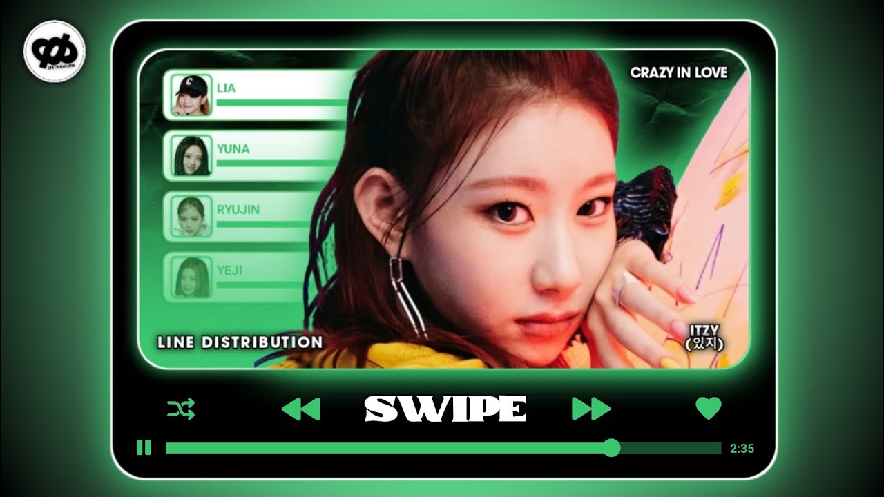 "SWIPE" by ITZY [있지] - Line Distribution